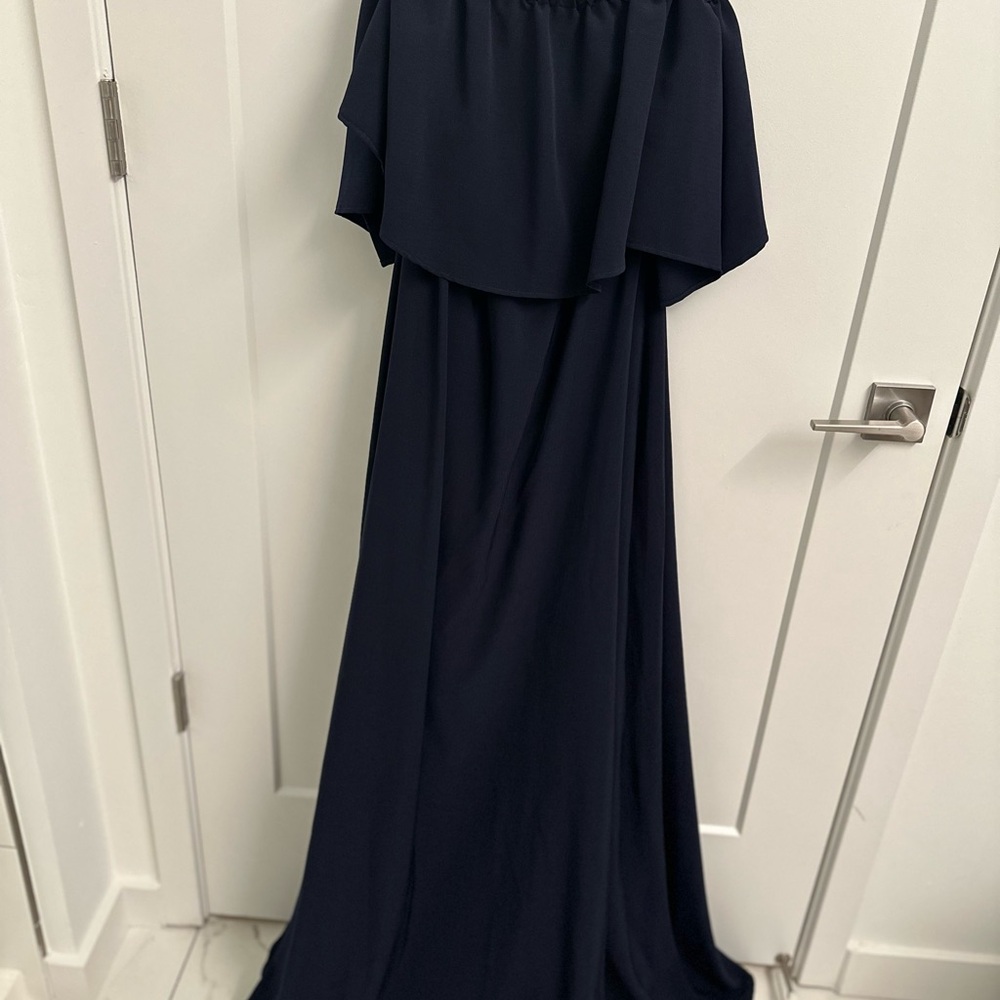 Elegant Black Off-Shoulder Gown
